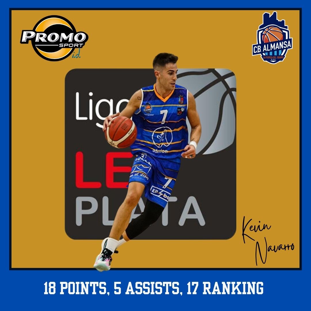 promo_sport_int's tweet photo. Spain - LEB Silver 🇪🇸 Kevin Navarro had 18 points, 5 rebounds, 2 assists and 2 steals (17 ranking) for C.B. Almansa #PSFam https://t.co/NRTMI984MR