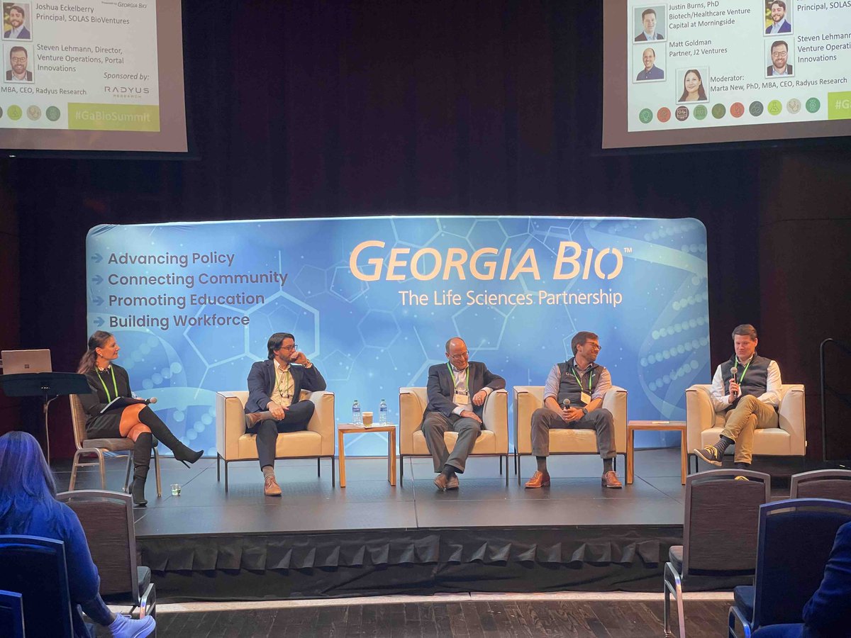 Georgia_Bio's tweet photo. Thank you to our final panel of the day for discussing how entrepreneurs can effectively access and utilize these resources. #gabiosummit #funding https://t.co/WBMyDM09KD
