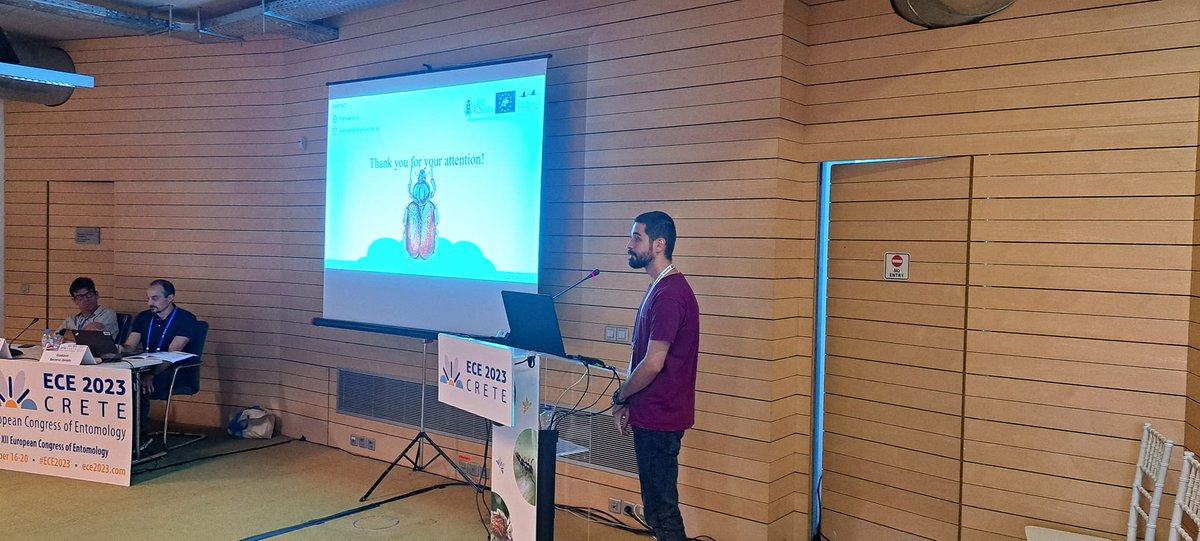 LIFENatROsalia's tweet photo. #ForNature at the @ece2023 - XII European Congress of Entomology
#biodiversity #conservation #insects #saproxylicinsects
#Osmoderma_eremita #LIFERosalia #Romania
Presentation and poster available here:
👉https://t.co/3ZcN4LNDZq https://t.co/ODLW92PPwM