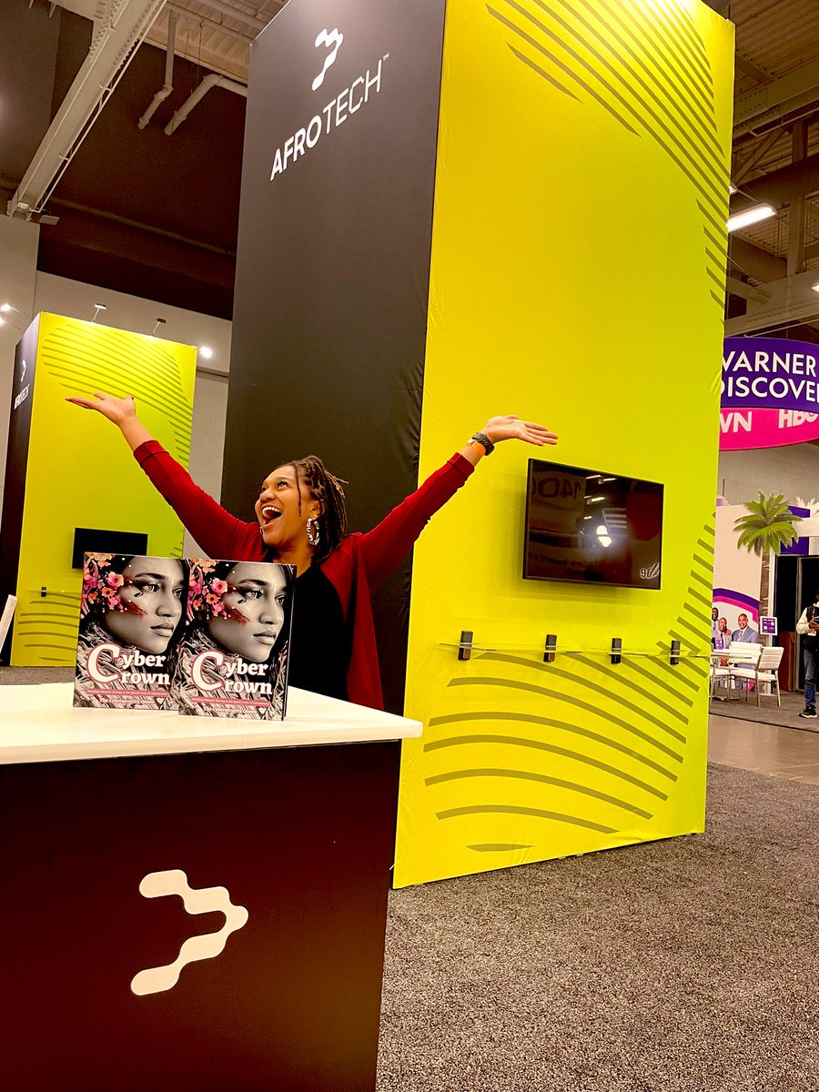 ShariAtDell's tweet photo. Stop by the Dell booth at Afro Tech to meet the #CybersecuriyQueen herself! #CyberCrown #IWork4Dell https://t.co/w02ImAguJk