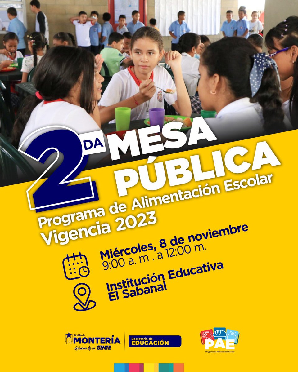 SecEducaciónMontería tweet media