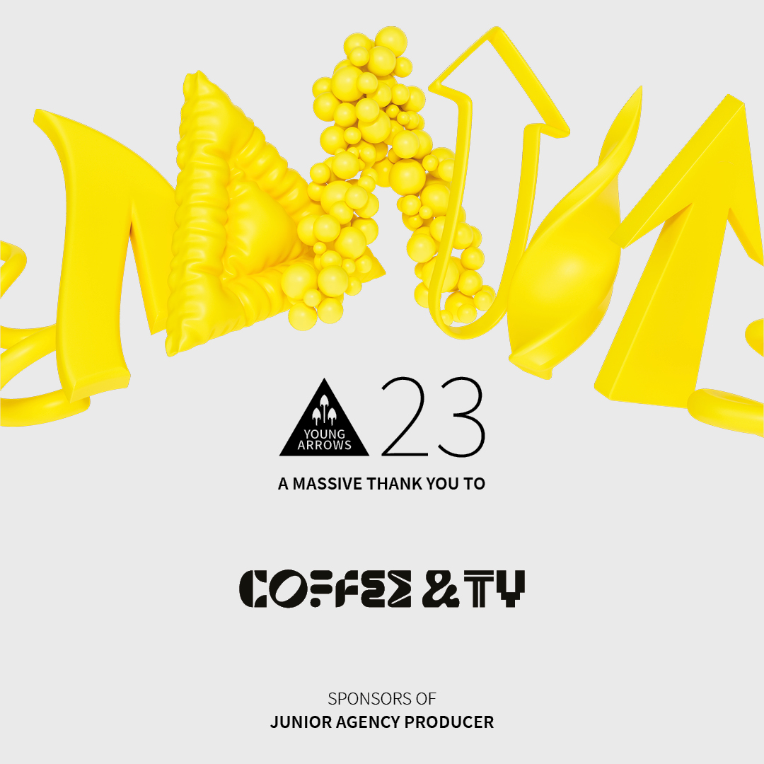 A massive thank you to Coffee &amp; TV | Sponsors of the Junior Agency Producer category

@candtvstudio
#YA23 #BritishArrows #advertising #EmergingTalent #Inclusivity
