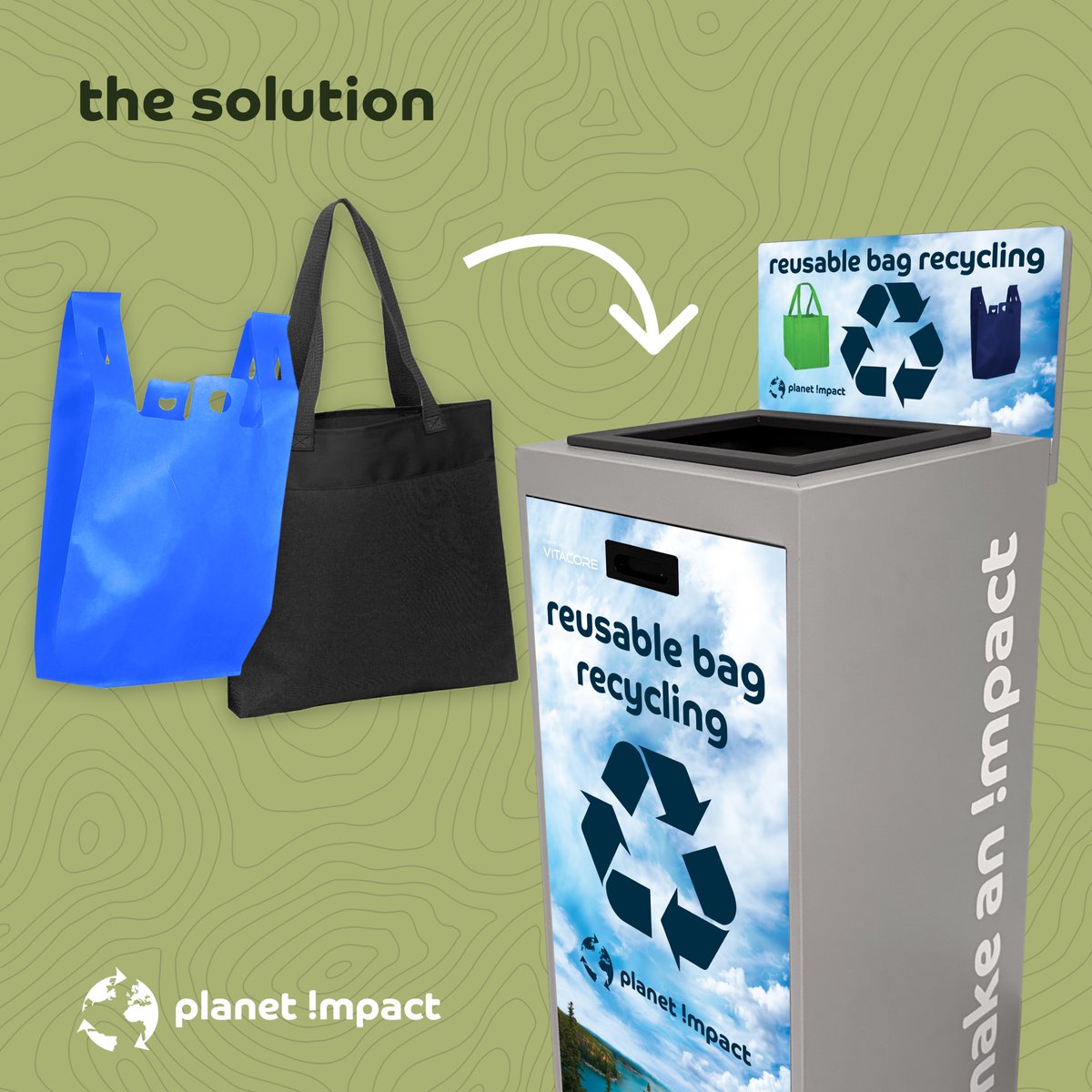 Reusable bags are good, but recycling them is even better. We’ve developed a technology that can recycle any reusable bag and we’re launching Canada’s first reusable bag recycling program with Pattison Food Group. Drop any reusable bags at their stores and join us in making a…