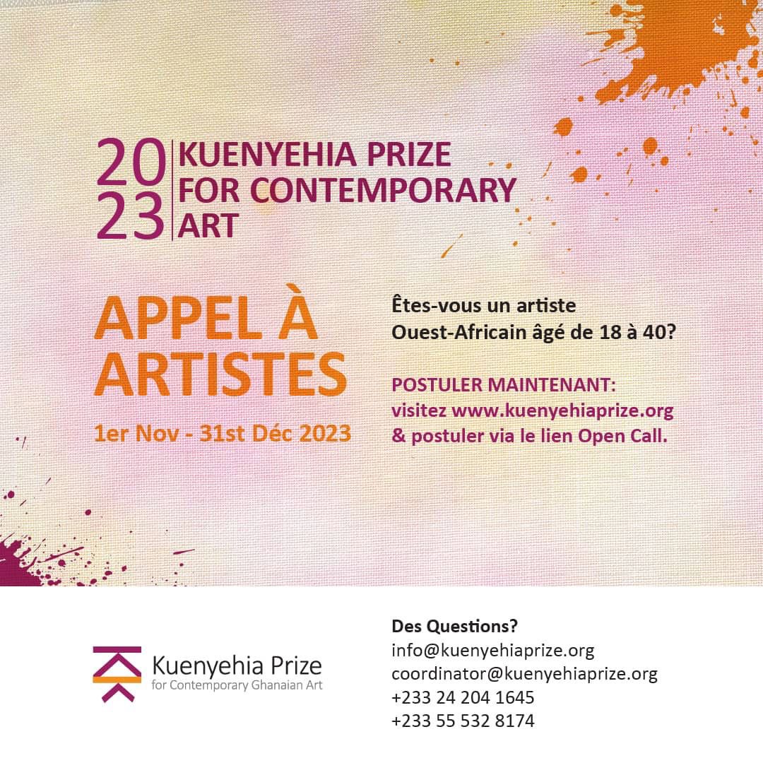🚨🚨 Announcement 🚨🚨

<a href="/kuenyehiaprize/">Kuenyehia Prize</a> has officially announced their “OPEN CALL ☎️” for visual artists between the ages of 18 to 40 years to fill in or join the call 

For more information please check the link  <a href="/kuenyehiaprize/">Kuenyehia Prize</a> 

#Art #visualartist #painting #opencall #Africa