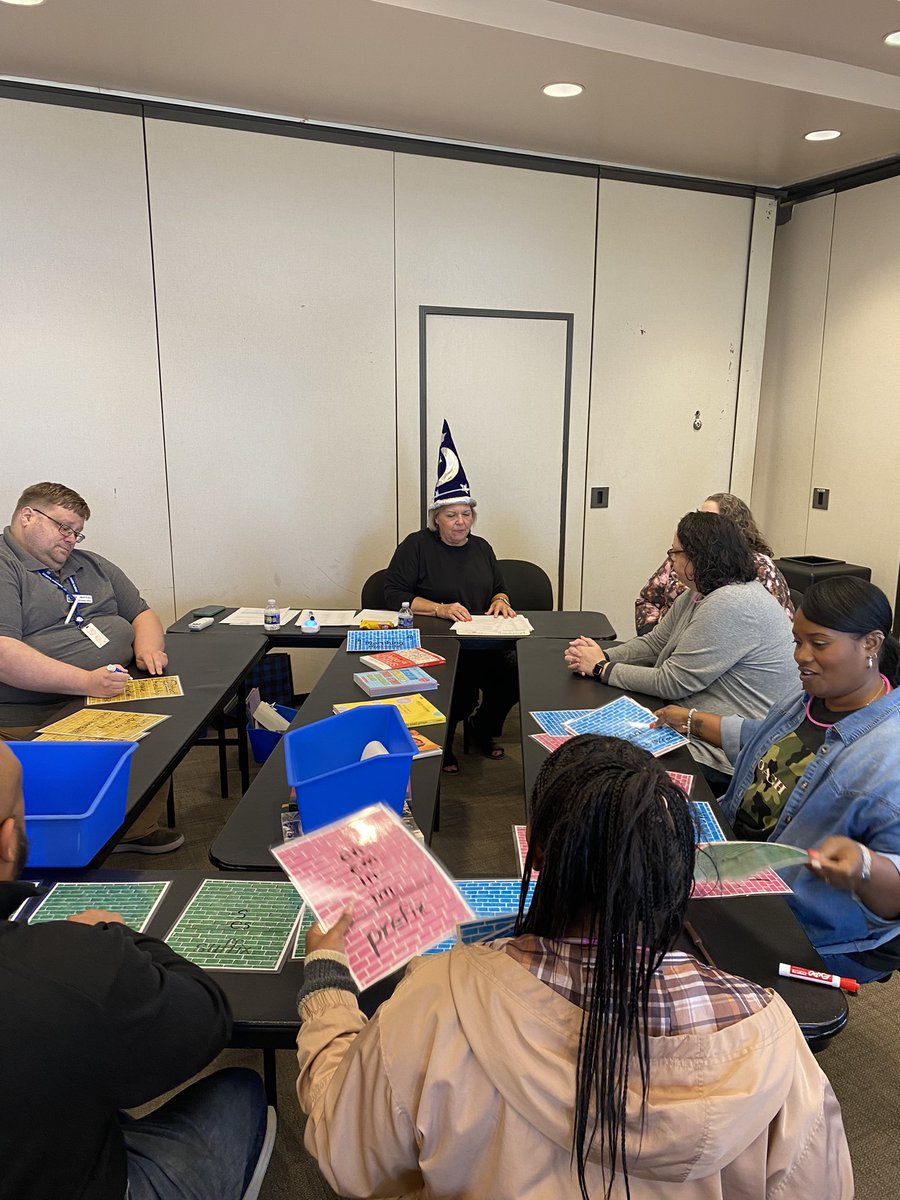 The magic continued the day after Halloween…with @MGRESAPL Magic or Mayhem station teaching session. What better way for teachers to learn how to implement these practices in their rooms than to actively go through the stations! #mgresa.org #growingteachersgrowingstudents
