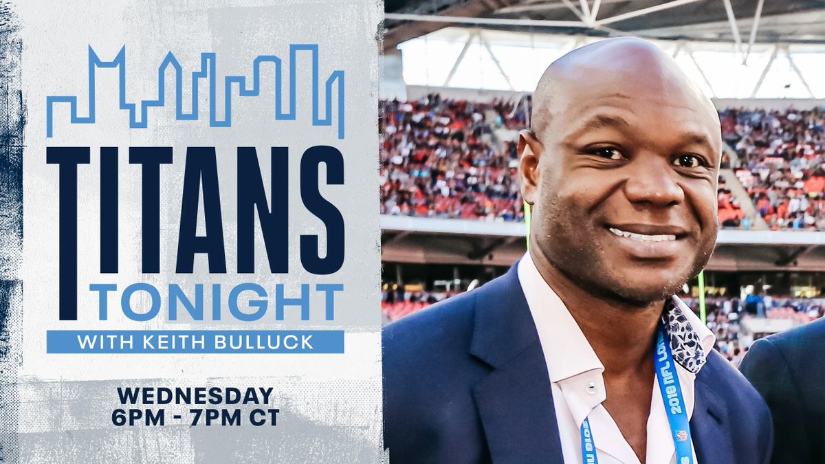 Coming up at 6PM CT on The @TitansRadio Network 📡 It's #Titans Tonight with @kbull53 presented by Pinnacle Financial Partners! Send us your questions using #TitansTonight and we will answer them #TitanUp