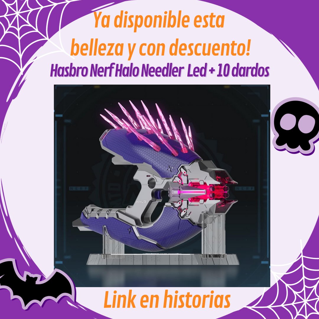 ofertonesmexa's tweet photo. 🎮⭐️ Seas fan de Halo o no, esta belleza quedará genial en tu cuarto, es la oficial y tiene iluminación 
Dejo el link: https://t.co/3gUgeXoegG
.
.
#halo #xbox #nerf #needler #ofertas #halo2 #halo3 #haloreach #halo5 #haloinfinite #masterchief https://t.co/BZhTAZ7GzG