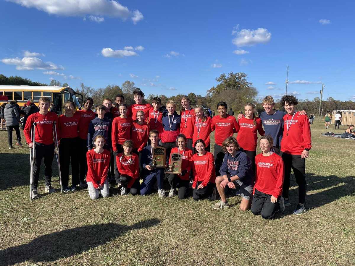 What a day!! Boys and girls take home the team titles at Region 5C Championships!!  

Huge shoutout to Maddie Gypson for the individual title!!

Eva Weaver &amp; Jillian Ochs finished all region! 

Eli Phillips, Kuyper DeBoer, JT Hillis, &amp; Baelin Duncan finished all region!