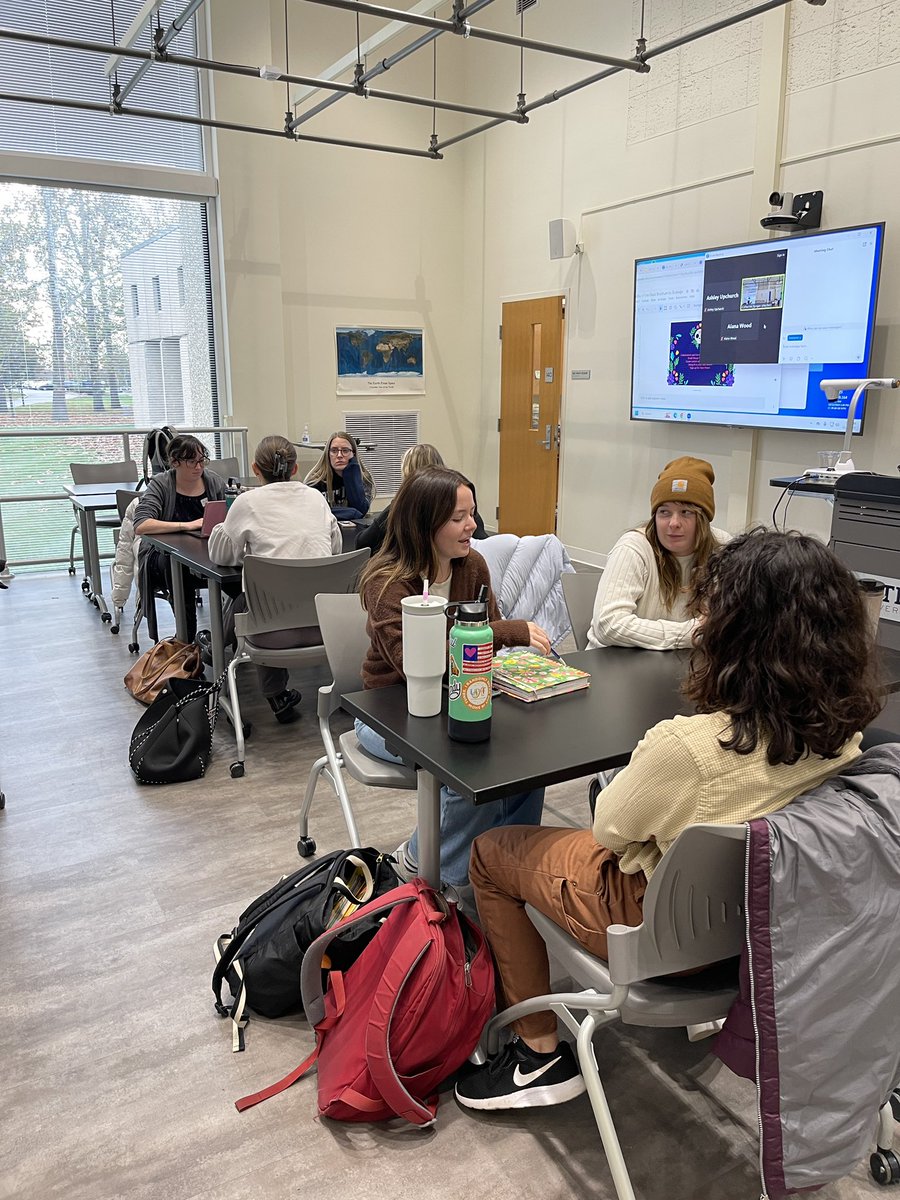 Love to hear thoughtful professional conversations among student teachers… solution focused problem solving by Releasing-Reframing-Responding-Reflecting. <a href="/ButlerCOE/">Butler COE</a>