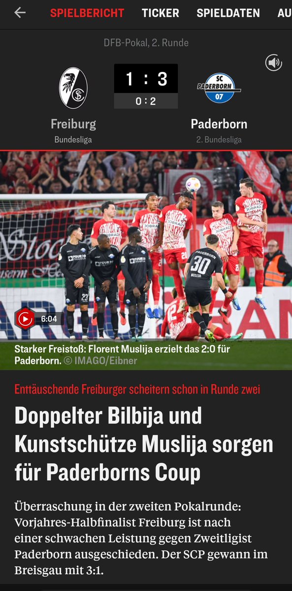 MarvinSCP07's tweet image. Kann halt nicht jeder Freiburg aus dem Pokal schmeißen #SCFSCP