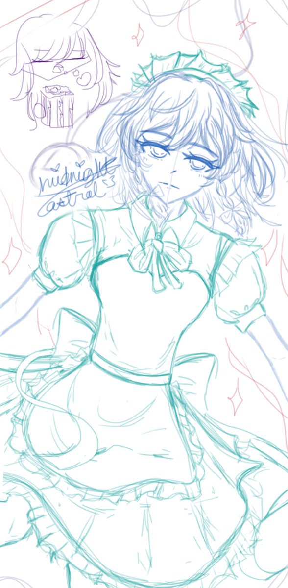 Midnights_ALTY's tweet photo. Sakuya izayoi fanart (♥ω♥*)

Requested by my best friend @UltraTheCool !! 

#art #ArtistOnTwitter #drawing #sketchart #Sketching #digitalart #digitalsketch #artistsontwitter #artistsontwitter #sketches #drawings #digitalart #fanart #sakuya #AnimeArt #animefanart https://t.co/syzXJlHcyP