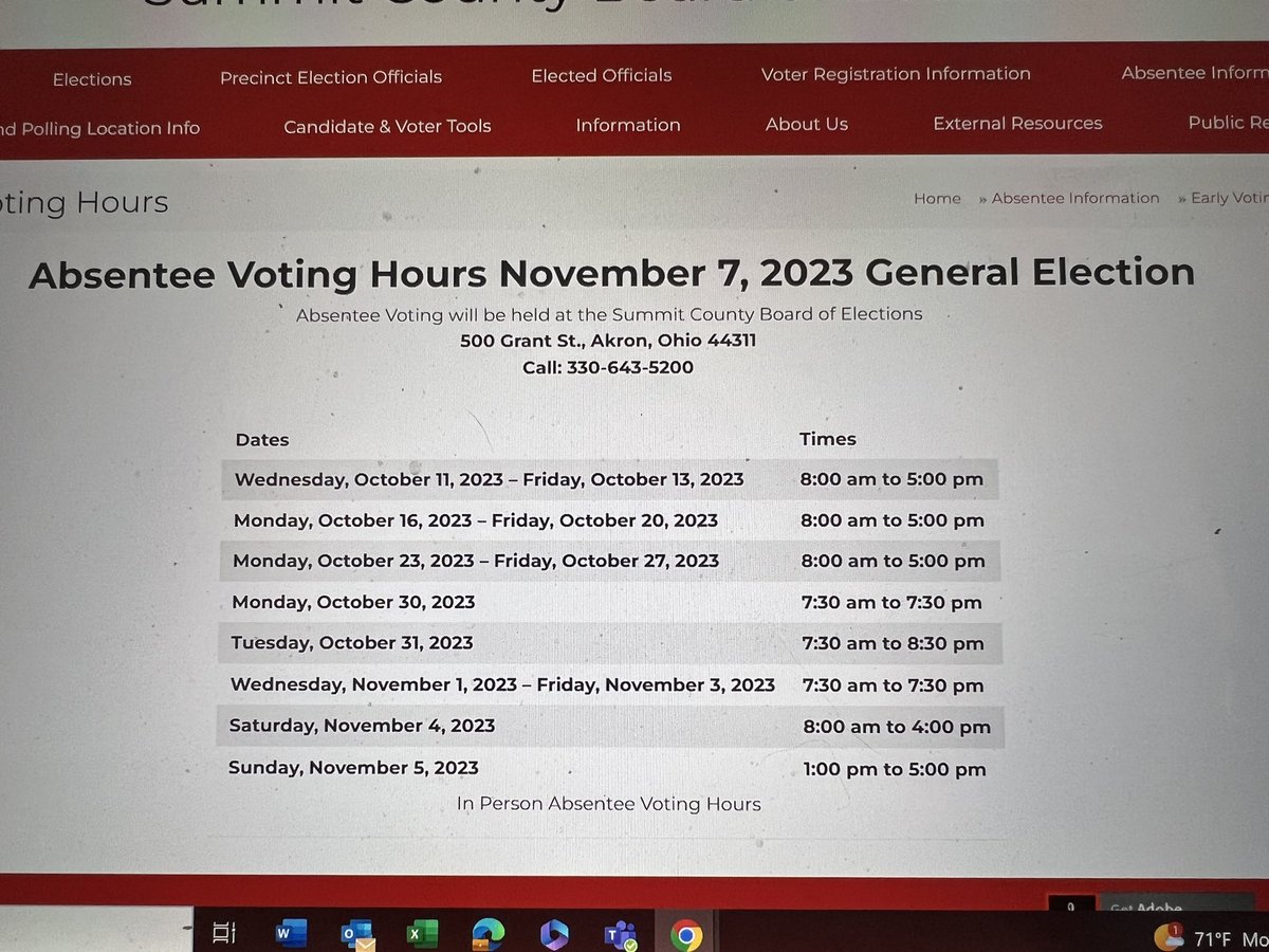 agarrettABJ's tweet image. I did early voting this evening &amp;amp; BOA crowded…much busier than my polling place Election Day…I truly get a thrill seeing so many people voting, participating! Here are early voting hours. Kept wondering who was voting yes/no on #Issue1 &amp;amp; #Issue2  …