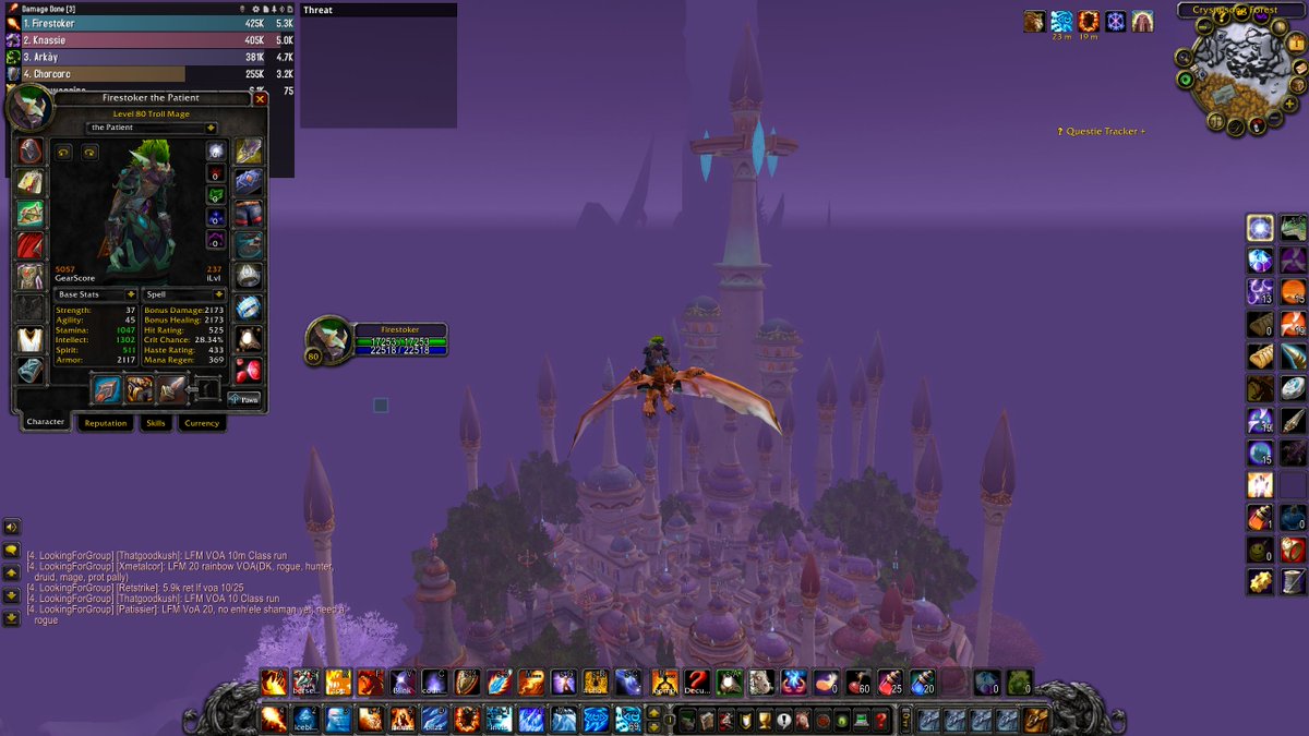 matthew8998's tweet image. Hit lvl 80 for the first time I Wotlk a few days ago already at 5000 gear score. Can't wait to start raiding ICC #firemage