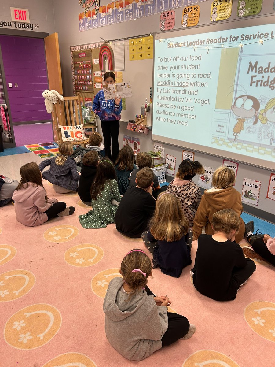 Leaders in action! Loved hearing from this leader today about our school service learning project! Donate your cereal boxes 1/6-1/9 at Porters Neck Elementary!! <a href="/NourishNc1/">NourishNC</a>