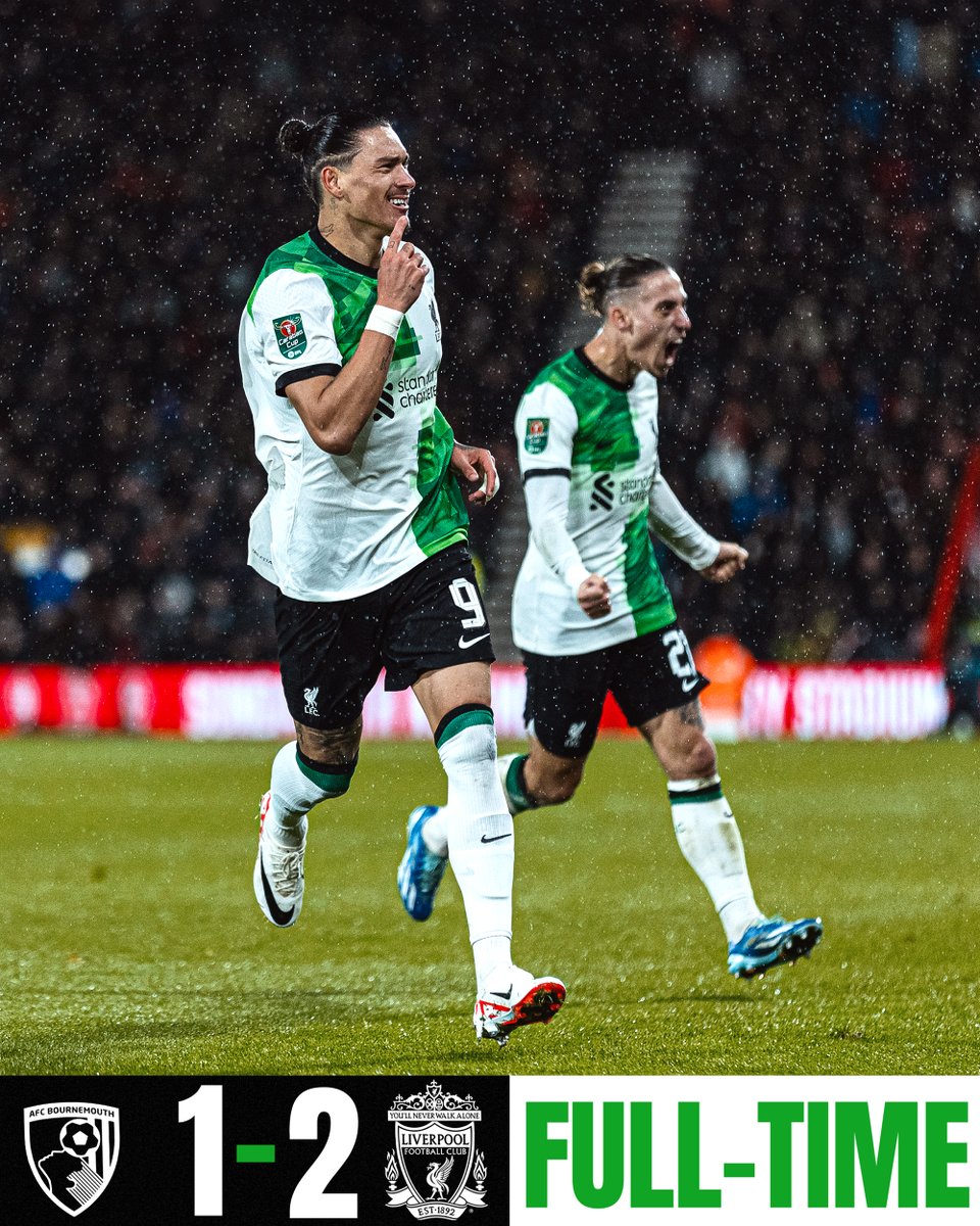 Nunez’s stunner sends us into the #CarabaoCup quarter-finals 👌
 
#BOULIV