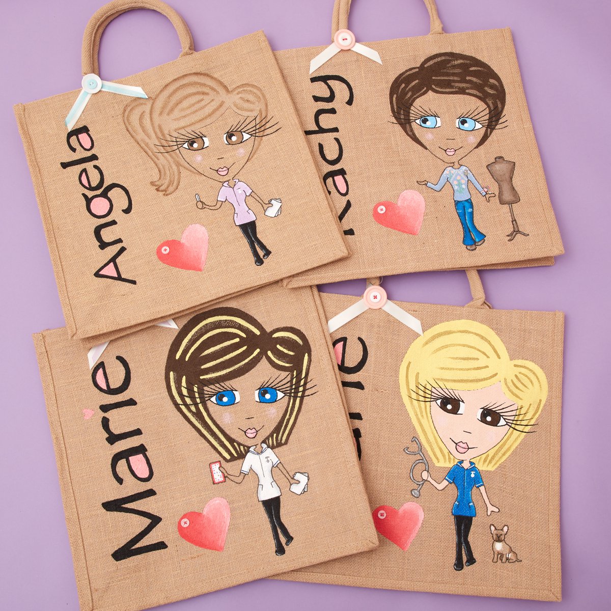 Some of our latest bags #jutebag #jutebags #personalisedgifts #personalised #christmas #christmasgifts #giftsforher #totebag #totebags #girls #girlsgifts #shopping #shoppingbag #tote #fashion #fashionstyle #ladiesfashion #handmade #etsy #amazon #amazonfinds #bags