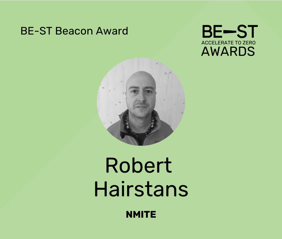 <a href="/kiergroup/">Kier Group</a> Our next BE-ST Beacon Award goes to <a href="/rhairstans/">Robert Hairstans</a>. Robert is founding Director of CATT at <a href="/nmite_ac/">New Model Institute for Technology and Engineering</a> and Head of the Centre for Offsite Construction + Innovative Structures at <a href="/EdinburghNapier/">Edinburgh Napier University</a>. He's been a huge contributor to BE-ST's offsite and timber projects 🎉