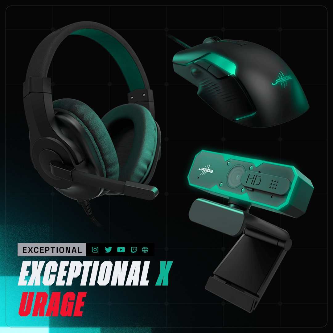 Are you looking for a new setup with the best quality that’s on the market with a good price?  EXG x @urage_gaming gotcha 😉

Get 20% off all products using our Code “Exceptional20” 🫣 urage.com

Don’t miss this great opportunity 🙈

#GOEXG💚