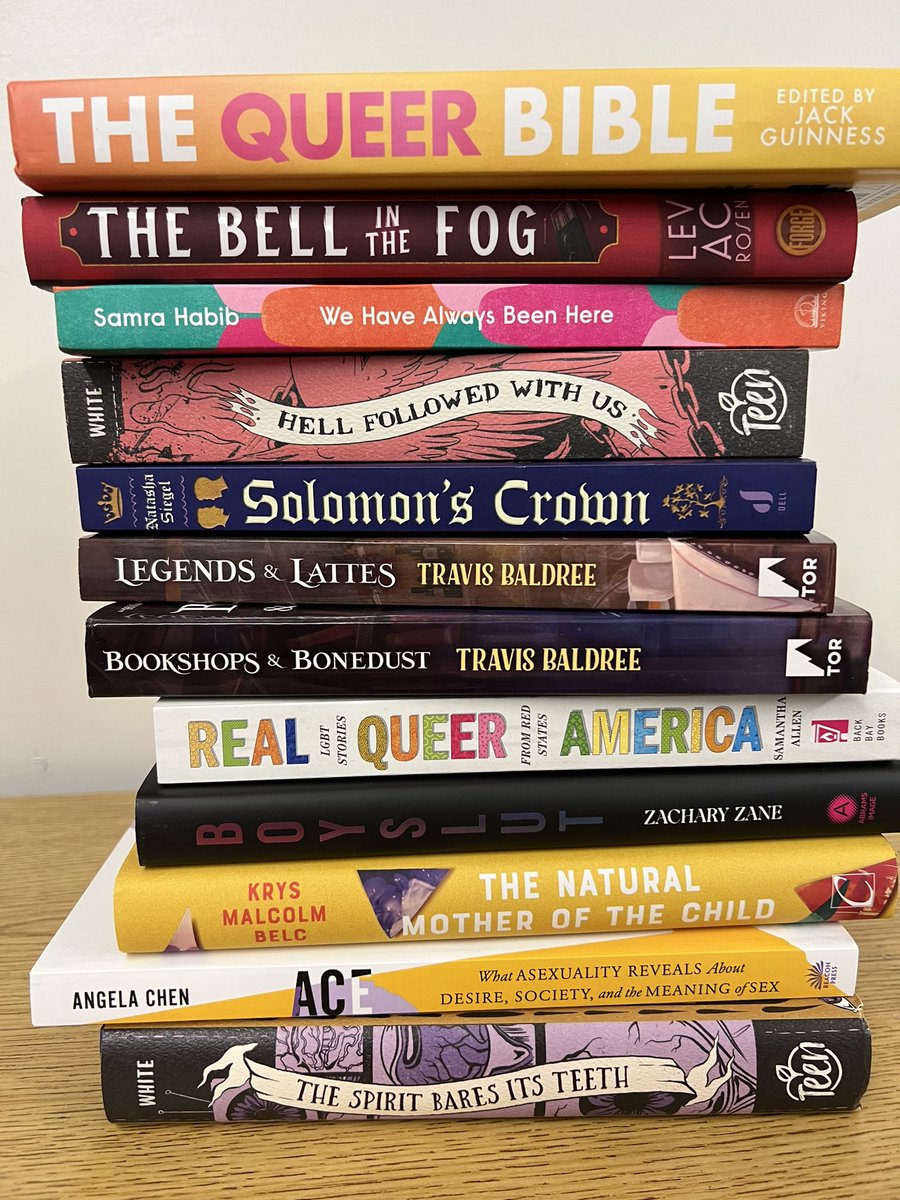 Random Acts - US Great Lakes (@rarepgreatlakes) on Twitter photo Just a few of the books I am taking to <a href="/Q_Library/">π³οΈβππ Quatrefoil Library ππ³οΈβπ</a> this afternoon. Can't wait! π Holly Just a few of the books I am taking to <a href="/Q_Library/">π³οΈβππ Quatrefoil Library ππ³οΈβπ</a> this afternoon. Can't wait! π Holly