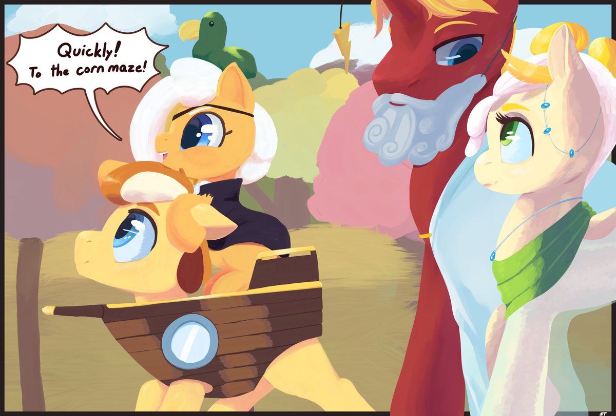 Storytellerdraw's tweet photo. A nice Nightmare Night get together for the family! https://t.co/8jaRzcL26V