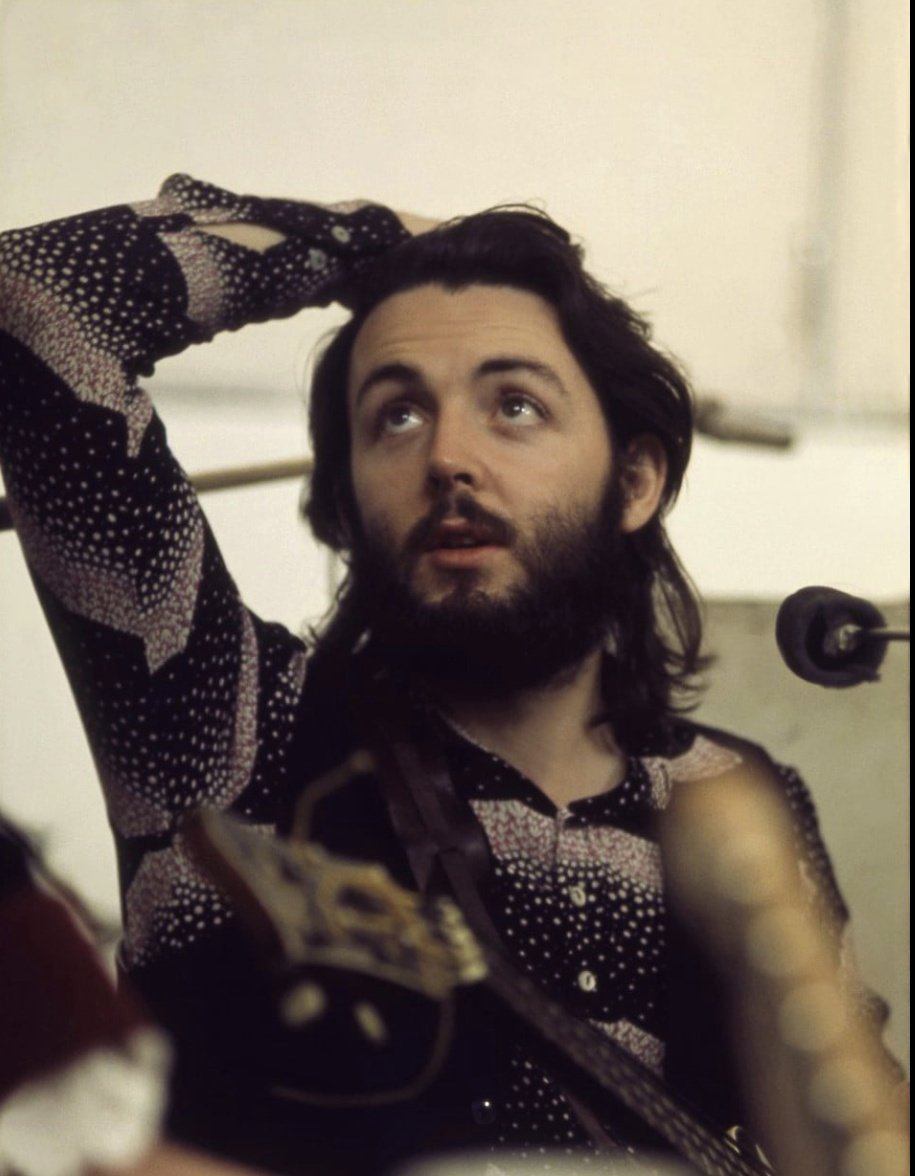 GylFaithfull's tweet photo. @PaulMcCartney @IAmTheEggPod Start to finish, recreating Paul's shirt from Get Back/Let it Be sessions #TheBeatles #getback #letitbe https://t.co/p91NfztBP2