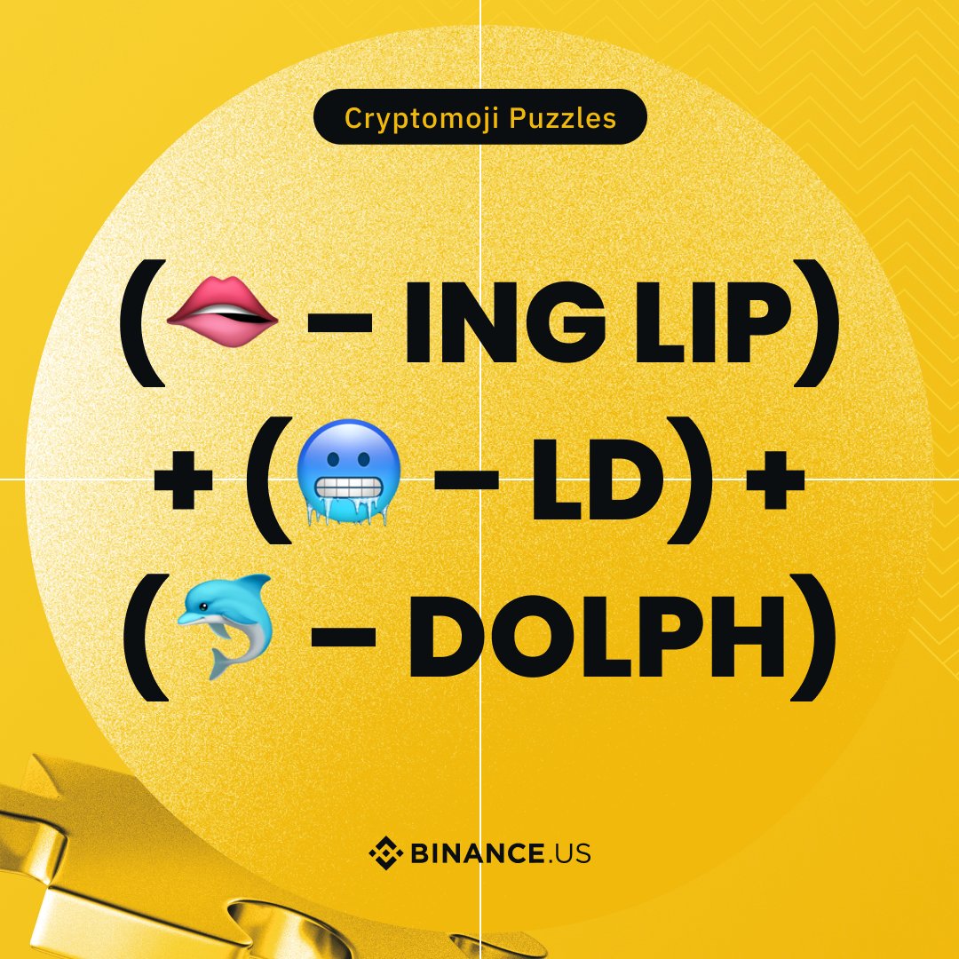 BinanceUS's tweet photo. Let's see if you can calculate today's #crypto emoji puzzle 🧩

Are you up to the challenge? Don't forget to use the right order of operations 👇 https://t.co/RQNjG2ewPu