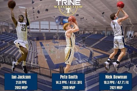 In honor of Nick Bowman’s birthday we wanted to recognize Trine Basketball’s MIAA MVP’s!