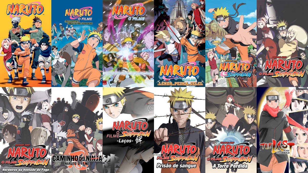 Yato on X: 🚨 Filmes da franquia Naruto estão para chegar na  @NetflixBrasil. Serão no total 8 filmes (3 do Naruto clássico e os 5  primeiros do Shippuden). Já é possível ver