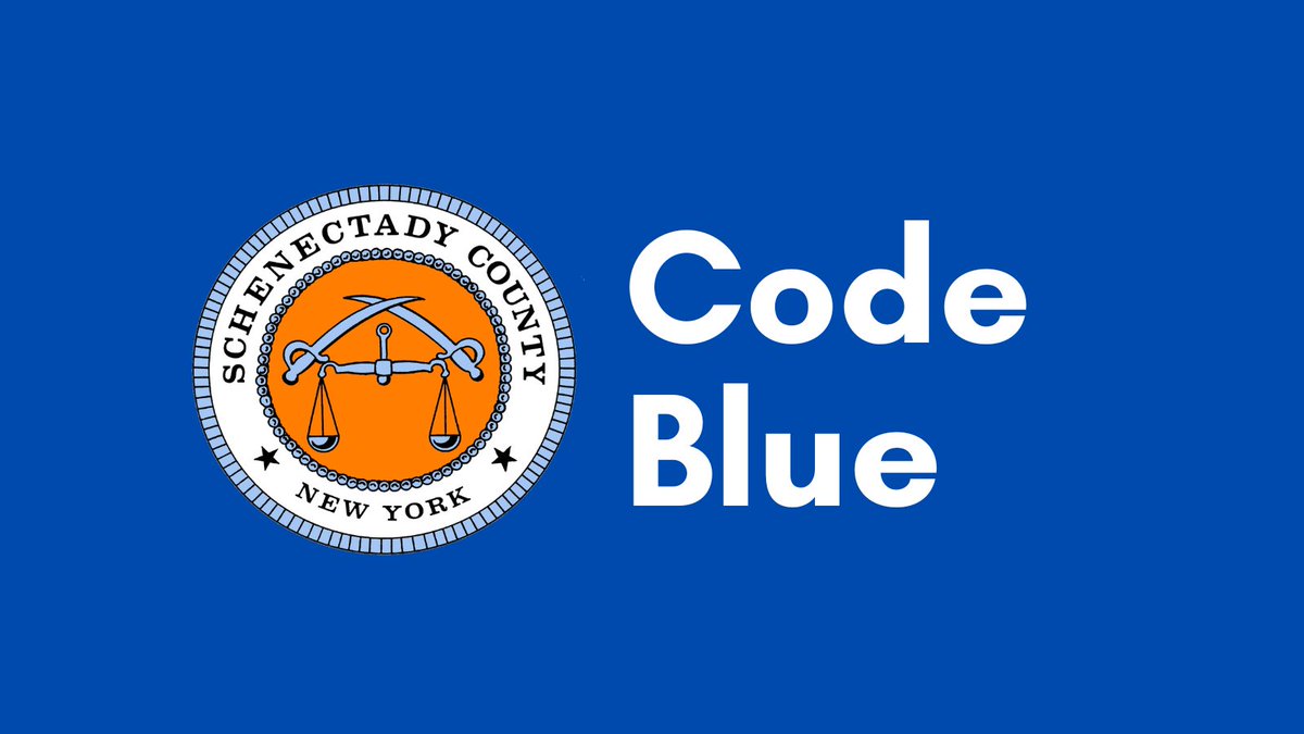 Schenectady County declared its first Code Blue for the 2023-2024 winter season. The Code Blue order is in effect tonight through Friday, November 3 at 8:00 a.m., as temperatures are forecasted to be below freezing. schenectadycountyny.gov/news/schenecta…
