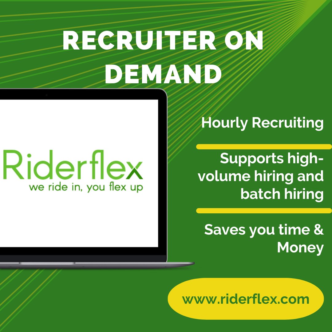We offer this program to revolutionize your hiring process and help you find the best talent.

riderflex.com/recruiting-on-…

#recruitingondemand #hourlyrecruiter #riderflex #recruiting #denvercolorado #coloradojobs #culturefirst #jobs #culturefirstemployers #newjobs #Growth
