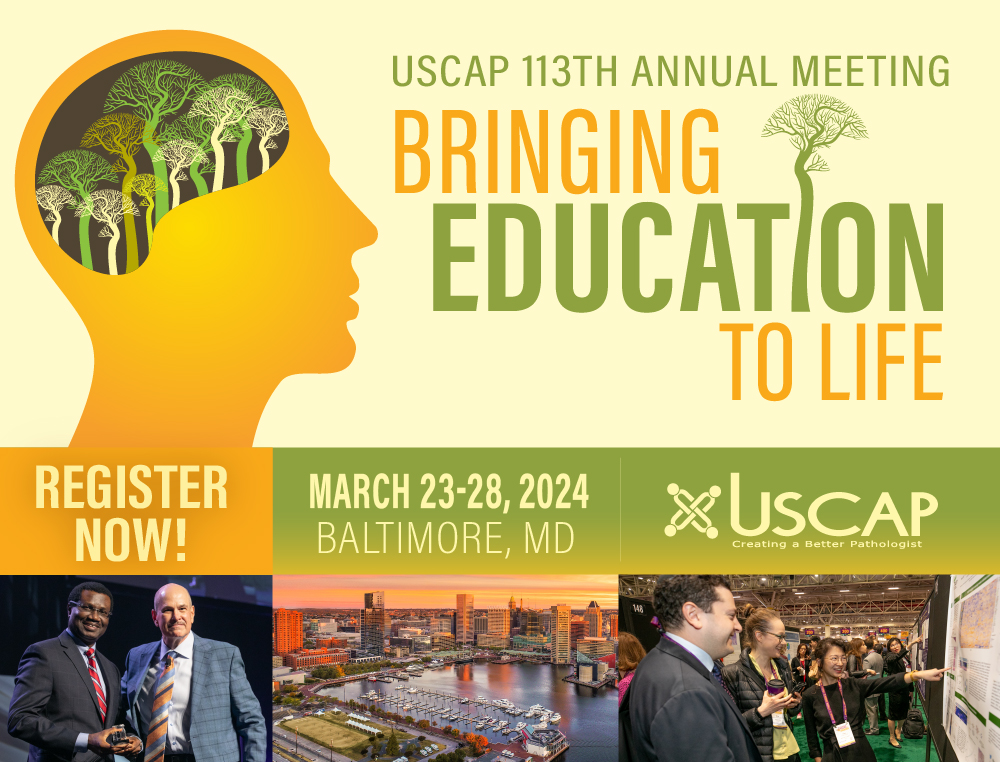 We're so excited to announce that Annual Meeting 2024 registration is OPEN! Check it out at 2024am.uscap.org and register soon for early bird pricing & the best choice of short courses, special courses, Hot Topics, and more. We can't wait for March!