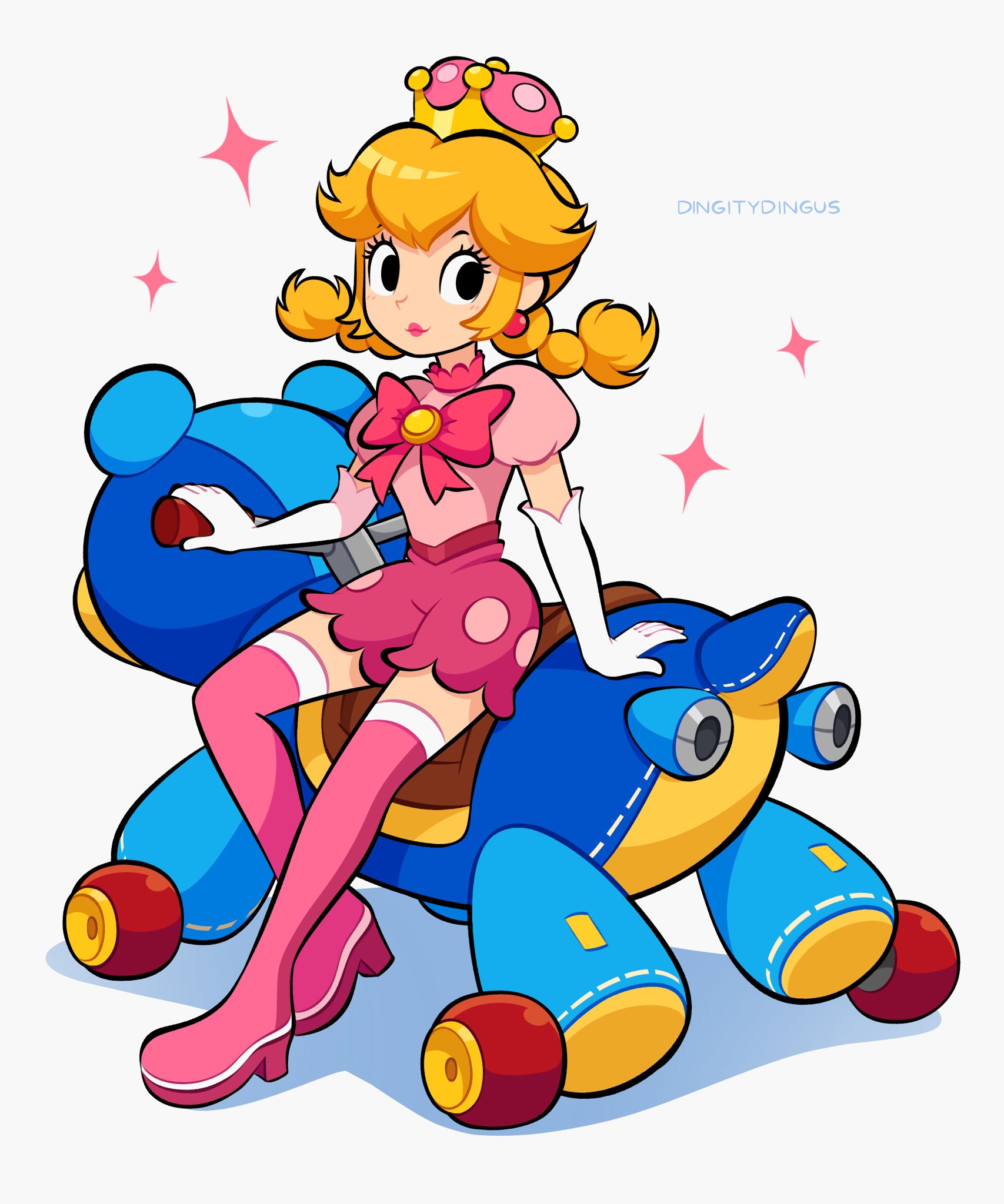 Dingus on X New Peachette Design MarioKart Nintendo Fanart https t sqfJWIrj66 X