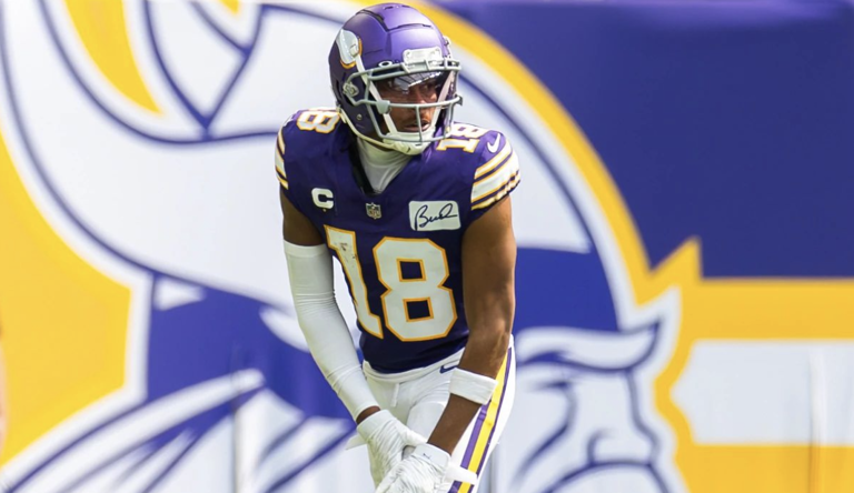 nflrums's tweet photo. Minnesota Vikings Justin Jefferson reportedly wants Kirk Cousins back as his QB next season. https://t.co/0mH75sGg3g
