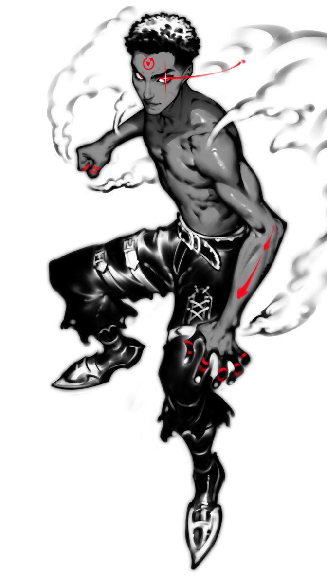 「OC commission (Demi-Fiend inspired)」|Zelus 🍀のイラスト