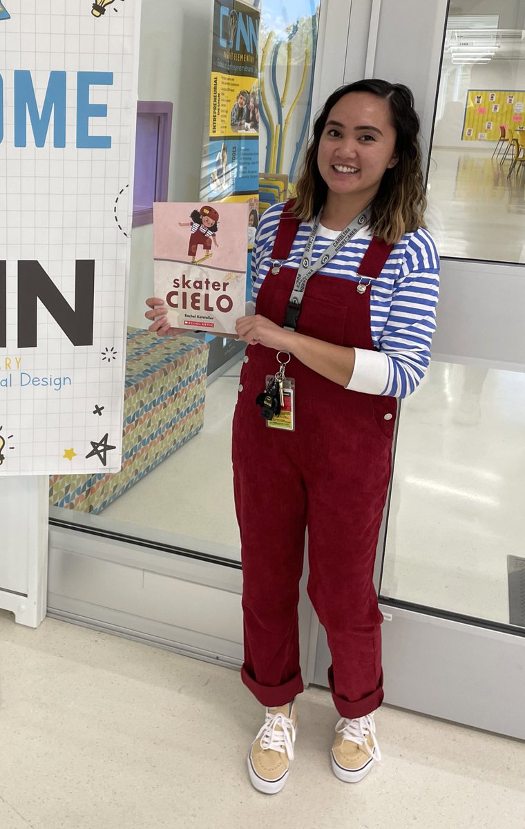 Me last Friday as Skater Cielo for Book Character Day! <a href="/Scholastic/">Scholastic</a>