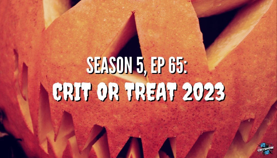 thecritshow's tweet photo. On today’s (Halloween!) episode of #TheCritshow, our heroes’ relaxing night comes to ruin as a brewing storm ushers in a familiar horror. In the midst of a tempest on a cold desert night, something wicked this way rides.

https://t.co/OnUx2AYJfH https://t.co/XE56fGG3c8