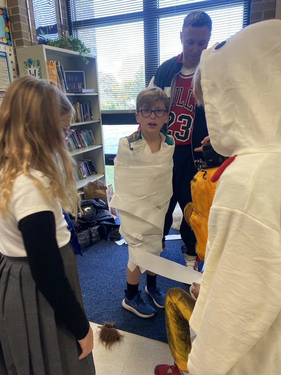 Mummy wrap was a success! Thanks to our room moms for planning such an awesome party! 🦇🎃 <a href="/Lines220/">Arnett C. Lines Elementary</a>