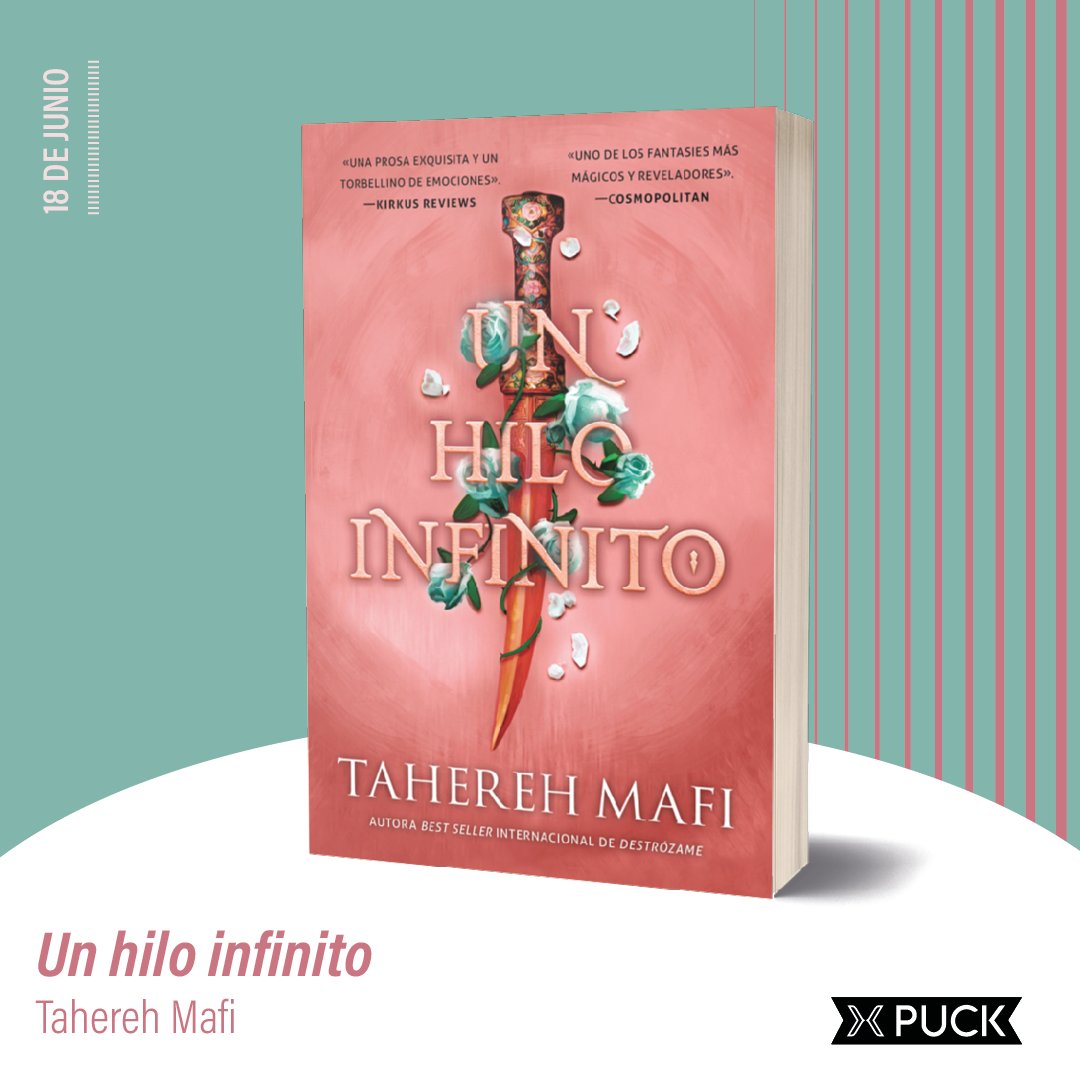 Puck_ed's tweet photo. ✨¡Y en junio llegará la esperada continuación de #UnReinoEntretejido de Tahereh Mafi!
#UnHiloInfinito estará disponible el 18/6
¡Gracias por compartir con nosotros esta #PuckCon, repleta de #NovedadesPuck! https://t.co/dRtTeYHYj7