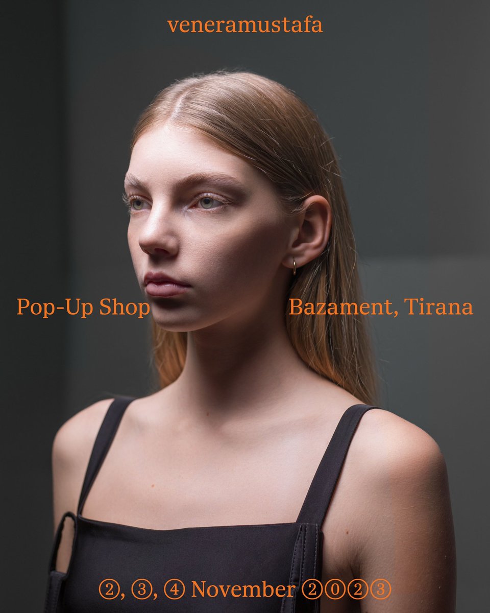 Pop up shop 
Tirana 2,3,4.11.2023 
At Bazament Art Space 

Join us tomorrow, as we reveal our newest off season season project, along with many unique, numbered, archive pieces. 

Tomorrow-Thursday, starts at 18:00 
Friday and Saturday 11:00 - 20:00