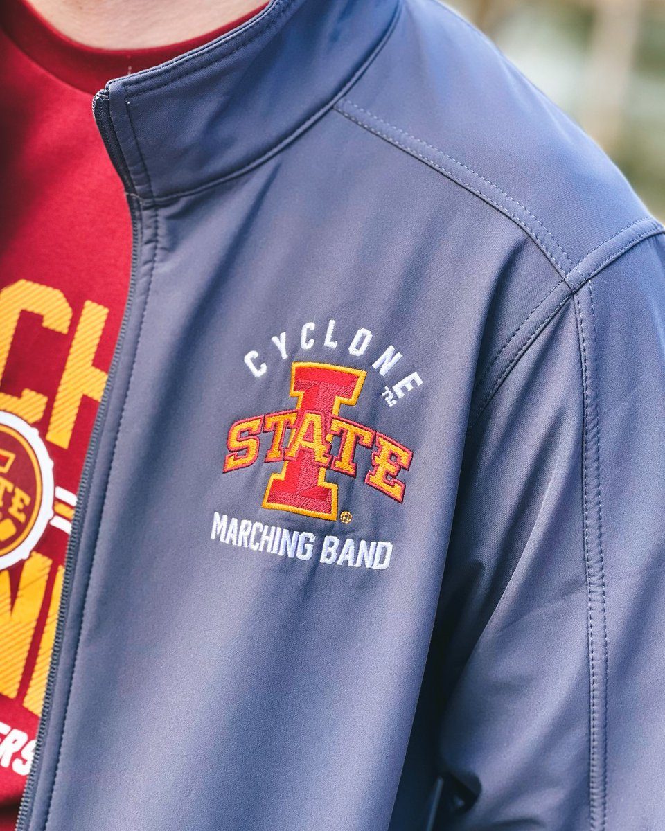 isubookstore's tweet photo. The #ISUCFVMB Softshell #jacket everyone is falling in love with!❤️😍 Now available in-store and online at the #isubookstore.
.
.
#GoCyclone #CycloneMarchingBand #ISUMarchingBand #MarchingBand https://t.co/E1PjMzd0XB