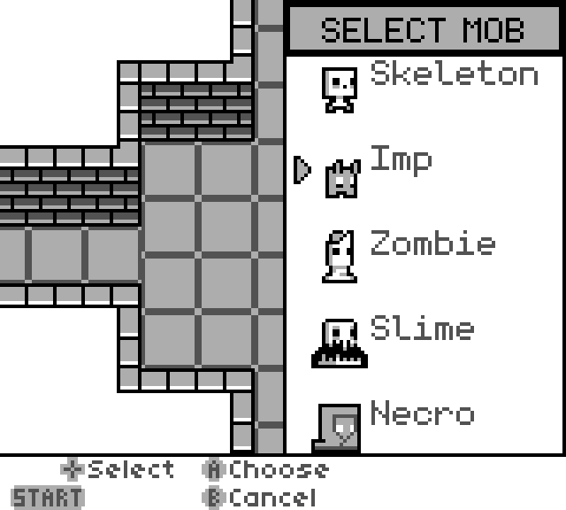 gbdev0's tweet photo. Dungeon Master by @JoaoBapt — a work-in-progress dungeon building and management simulator https://t.co/FwWyVE6XoO

#GBCompo23 https://t.co/6wN8e7huMu