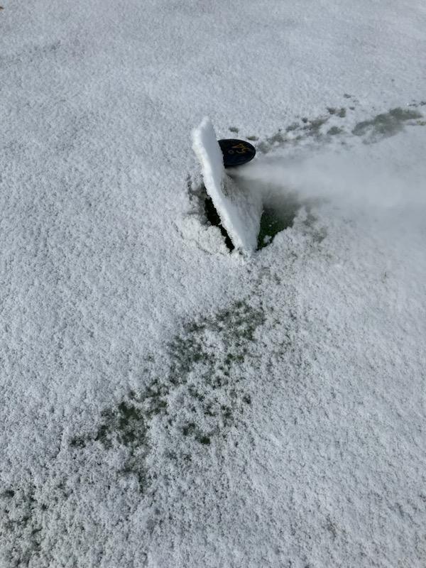 Not the fastest blowout on record, but it's done!