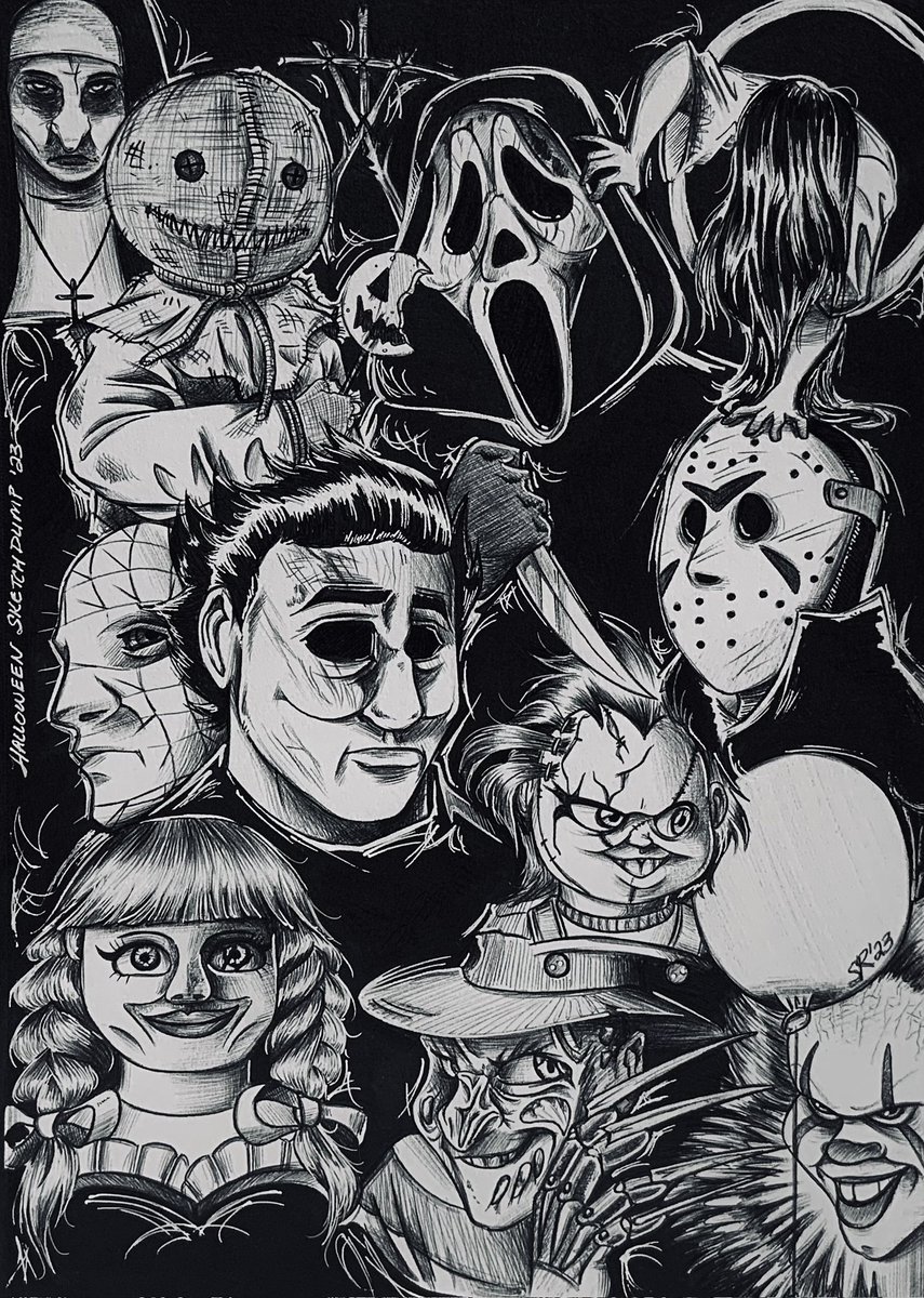 chaocolorstudio's tweet photo. What's your favorite SCARY movie??? #HorrorCommunity #scarymovies #trickortreat #Halloween2023 https://t.co/0E76wKtVhv