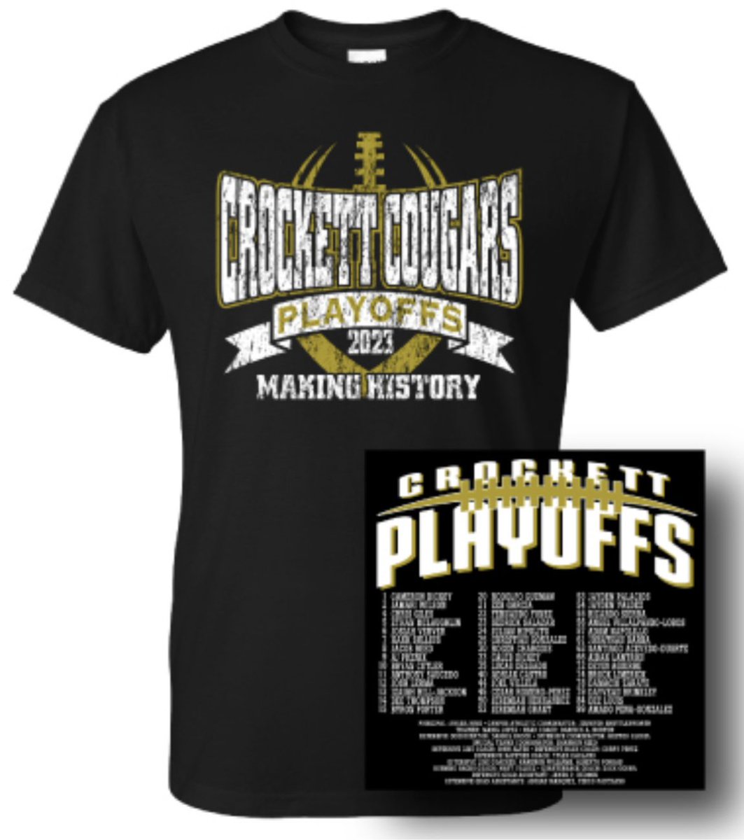 Crockett football booster club tweet media
