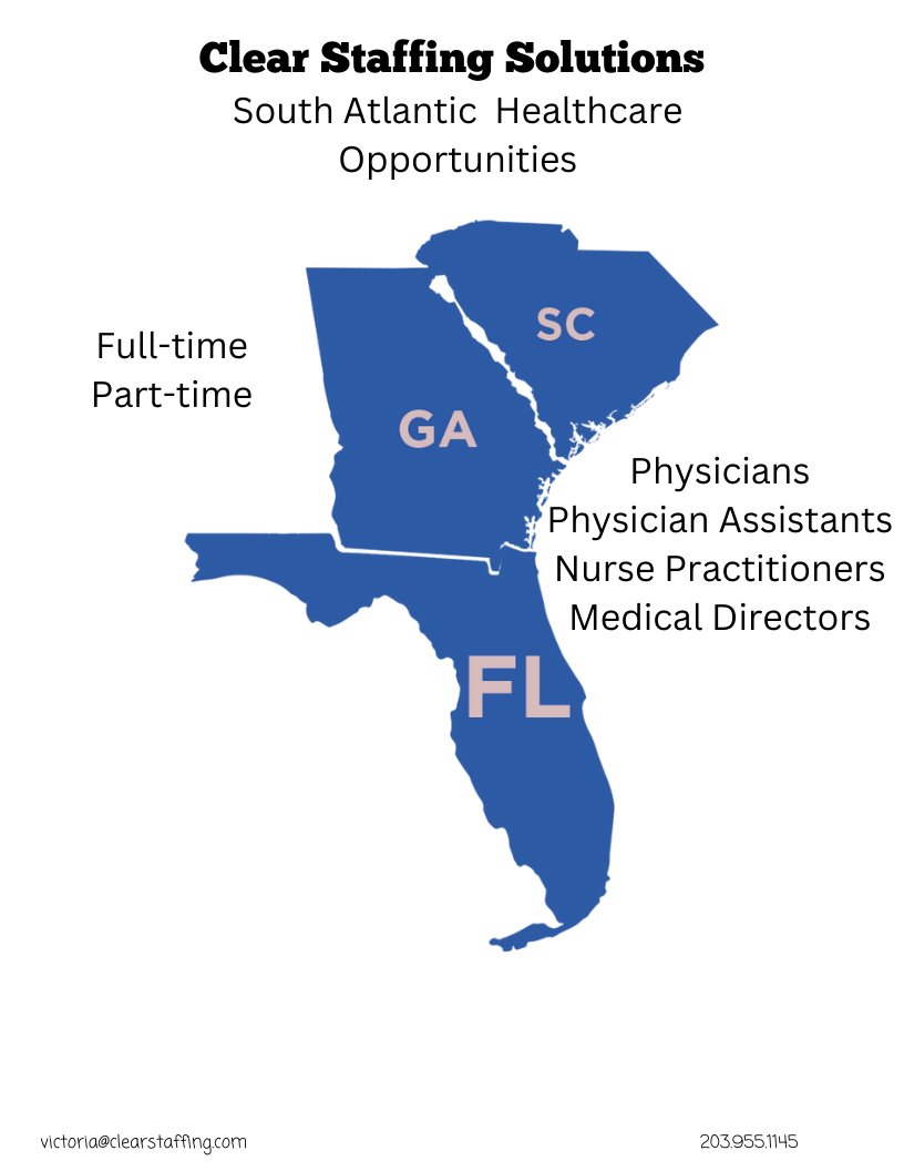 #Physicianjobs #physicianassistantjobs #nursepractitionerjobs #medicaldirectorjobs Don't have the time to look for jobs the way you want? Let our dedicated recruiters look for you. Call our office today or email your CV to victoria@clearstaffing.com