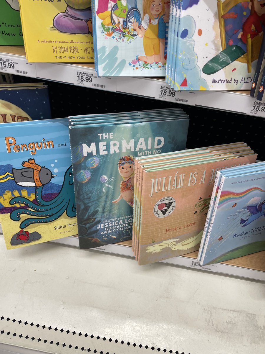 A BIG thank you to @target for featuring my children’s book “The Mermaid with No Tail” as part of Target’s Kids’ October Book Club Picks all of last month! This has been incredible because it means our message of finding strength in our differences is reaching even more children.