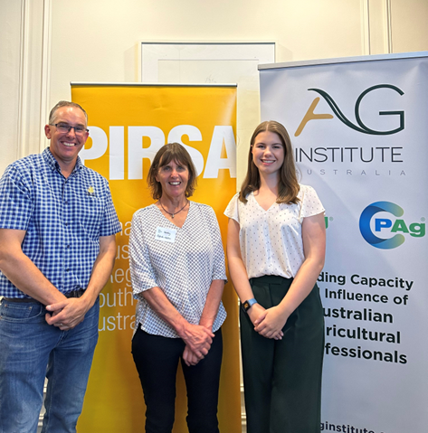 AgInstituteAus's tweet photo. In early October Dr Kathy Ophel-Keller spoke on the development of young professionals in the ag industry being imperative to success. #AIASA More here: https://t.co/1wIOerv8w0 #agprofessionals #aginstitute https://t.co/LtBXVGcoaE