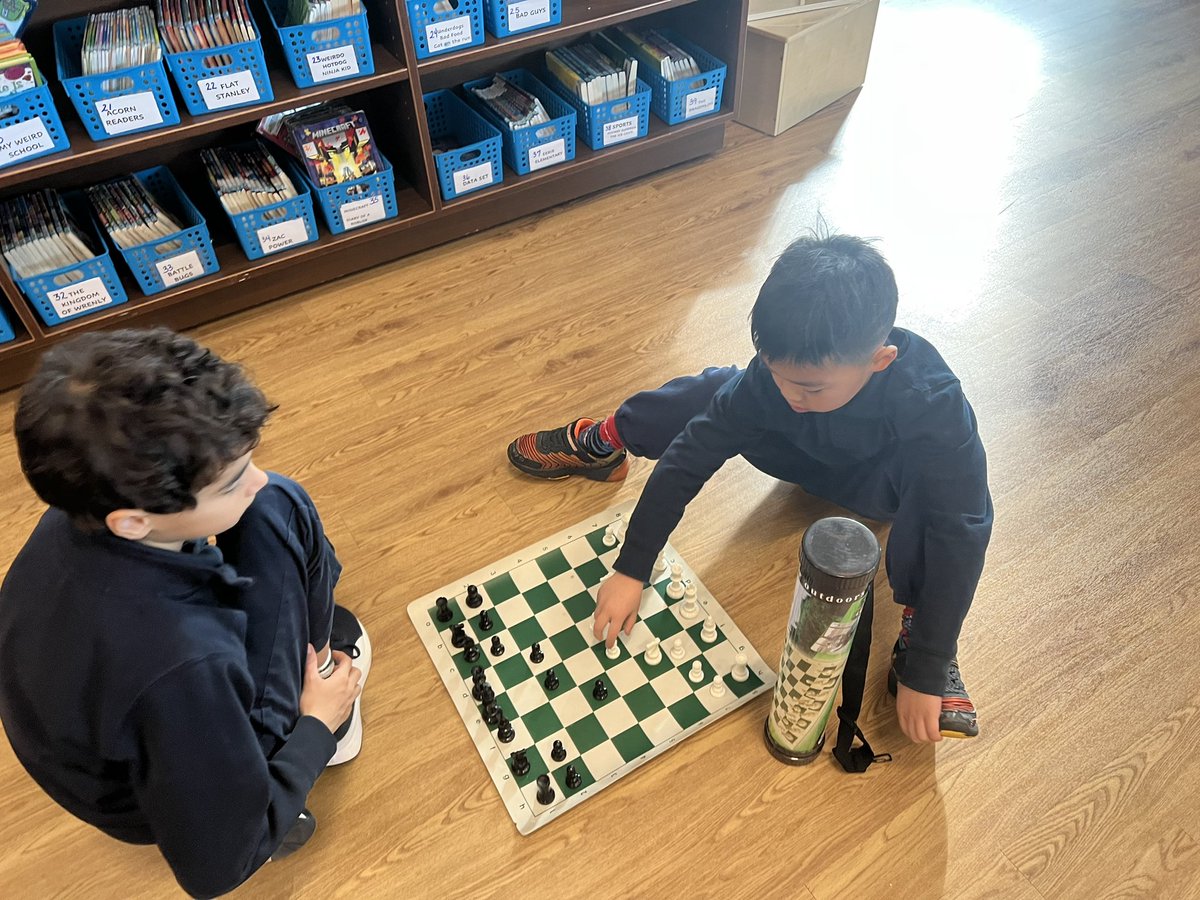 First day of Chess Club <a href="/stanne_school/">St. Anne School</a> #stannestyle
