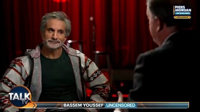 باسم يوسف لبيرس مورغان:

الغرب أخبرونا لسنوات أنهم مع حقوق الإنسان وأن لديهم قيم وأخلاق عالية.. والآن لا يستطيعون أن يقولون حرف واحد لإسرائيل!