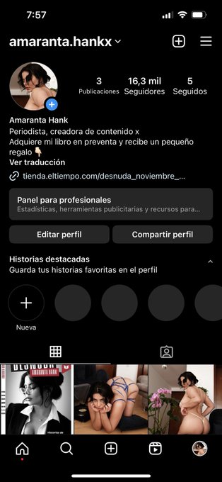Esta es mi nueva cuenta de instagram. Mi usuario @ amaranta.hankx https://t.co/fZ7Iq91BeB